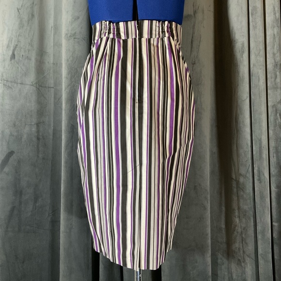 Pinup Girl Clothing High Waist Pencil Skirt Solstice Stripe NWT Size Med - Picture 6 of 8